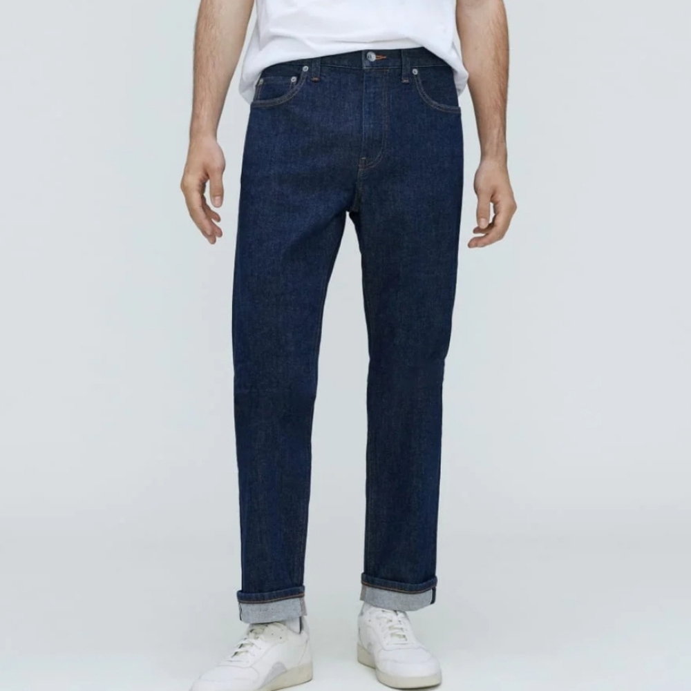 Everlane Men’s Straight Jeans in Dark Indigo